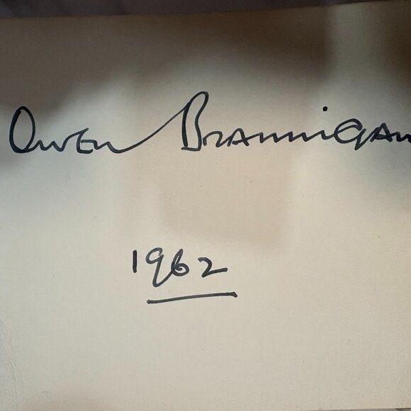 Owen Brannigan Signed Autograph Index Card – 1962 British Bass Vocalist, Singer - Picture 1 of 1
